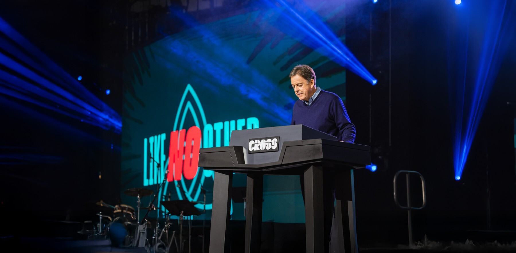 Alistair Begg speaking at CrossCon